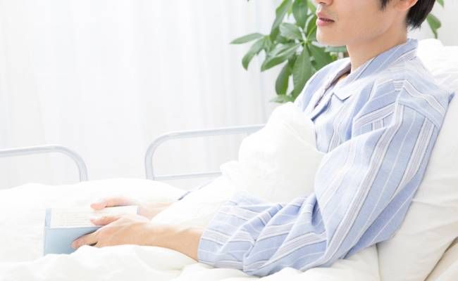 入院中の夫のイメージ