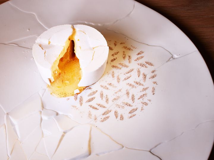 銀座『アマラントス』の「メレンゲ カフェ ライム」