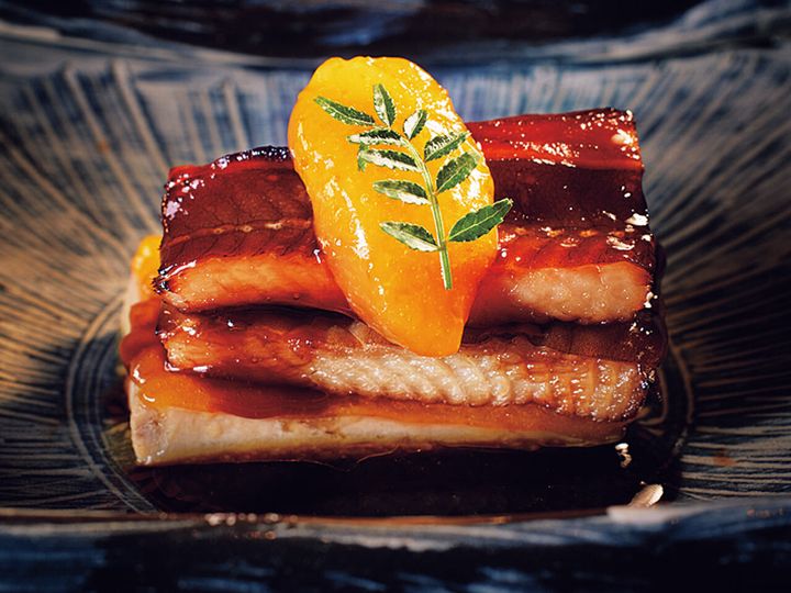 麻布十番『東麻布いと』の「煮穴子とフォアグラのテリーヌ」