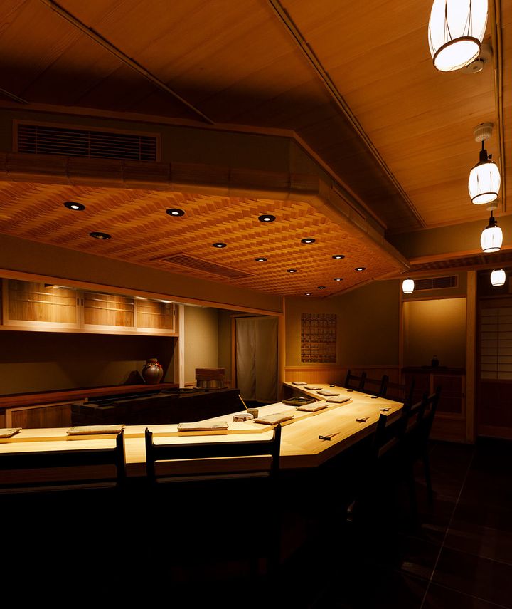 麻布十番『みつい』の内観