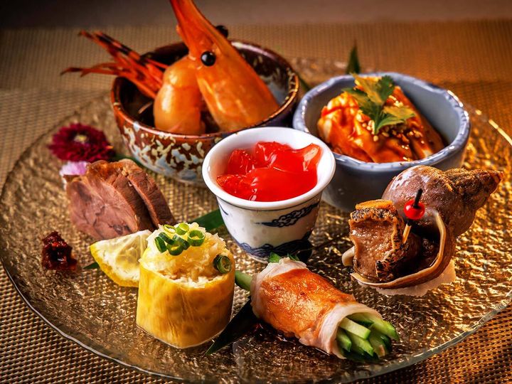 神泉『蓮華』の「冷菜盛り合わせ」