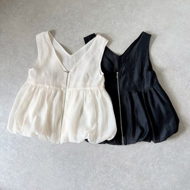 しまむらのシアーバルーンベスト