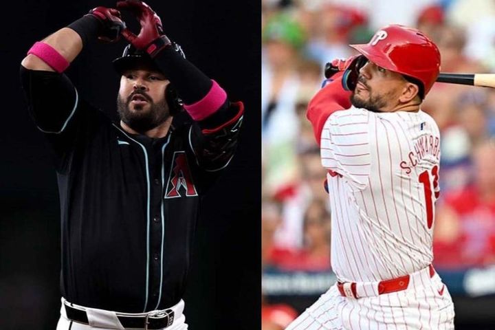 エウヘニオ・スアレス、カイル・シュワーバー（C）Getty Images