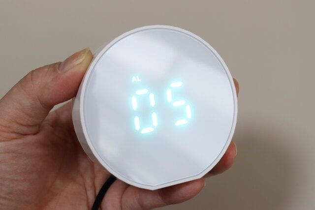 LEDデジタル時計（ラウンド） アラーム曜日設定