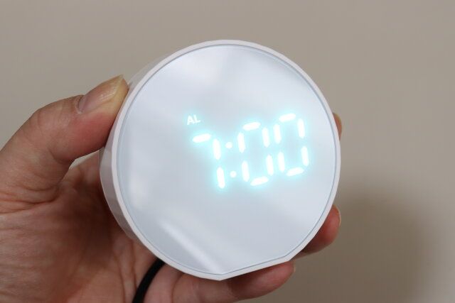 LEDデジタル時計（ラウンド） アラーム