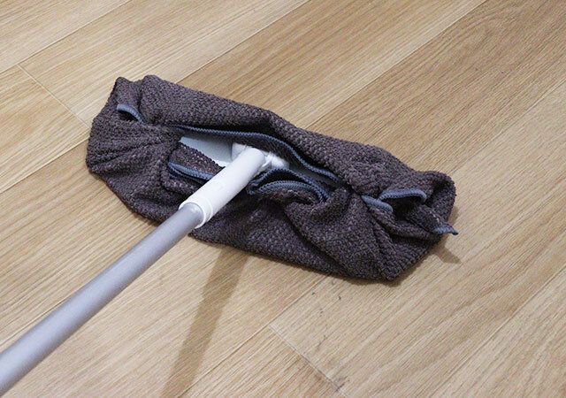 セリア らくらくお掃除 でこぼこクロス 床の水拭き