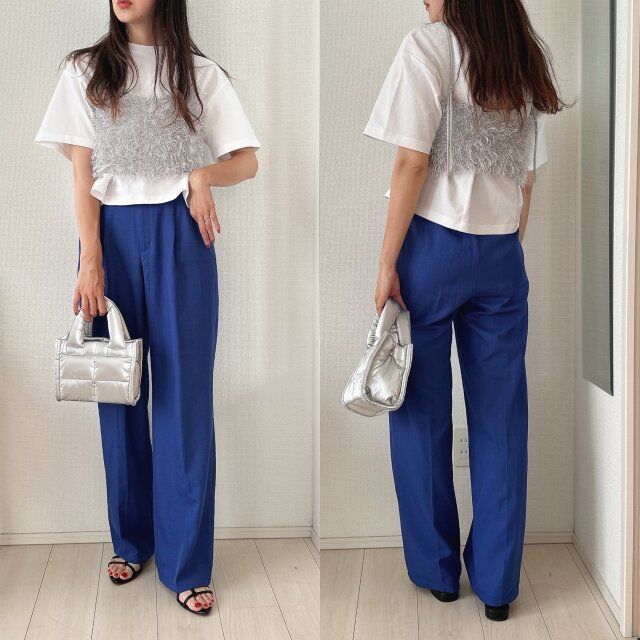 ビスチェ合わせも可愛い