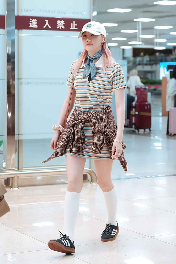 画像: 【BABYMONSTERラミ】チェックをポイントにしたテクニシャンな一着