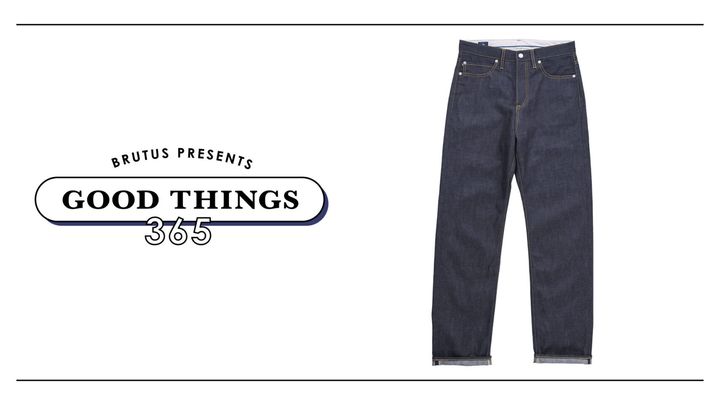 〈モモタロウジーンズ〉のリジッドデニムパンツ