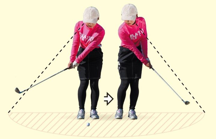 春の〝難芝アプローチ”の打ち方！「番手・大」「振り幅・小」が正解