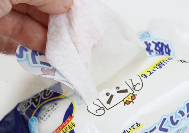 凄腕くん破れにくいトイレクリーナー24枚 取り出し