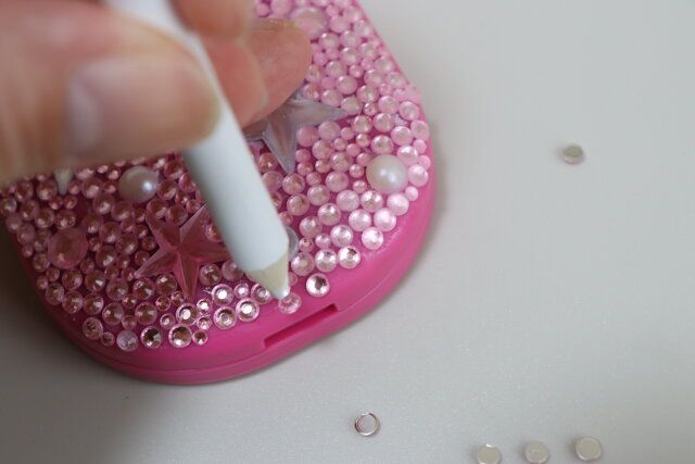 ダイソー ストーンキャッチペン 使用例 デコレーション