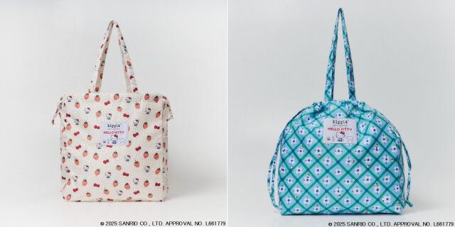 HELLO KITTY×kippis 巾着トートバッグ