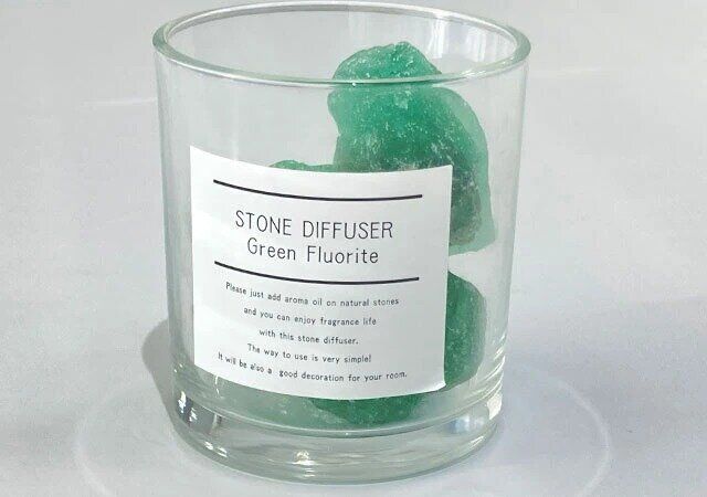ストーンディフューザー（グリーンフローライト）