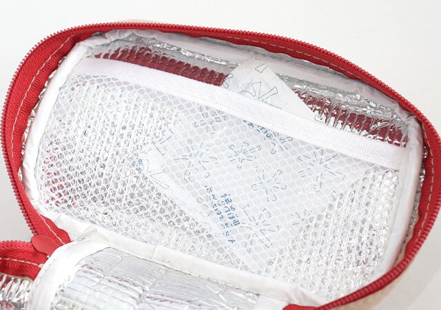 メッシュポケット 保冷剤入れ