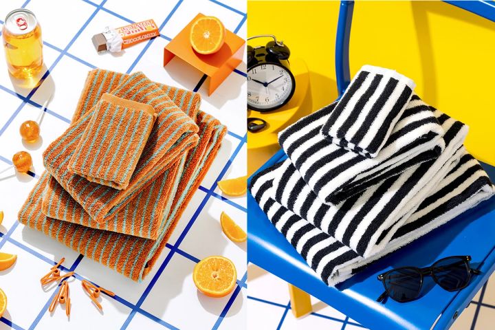 3COINS スリコ しましまタオル 