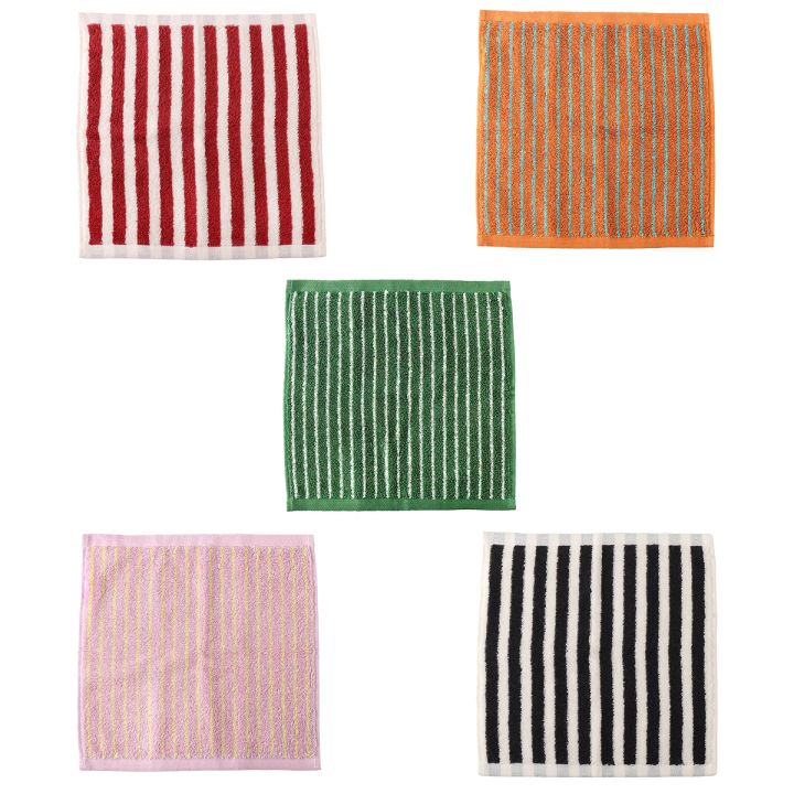 3COINS スリコ しましまタオル カラー