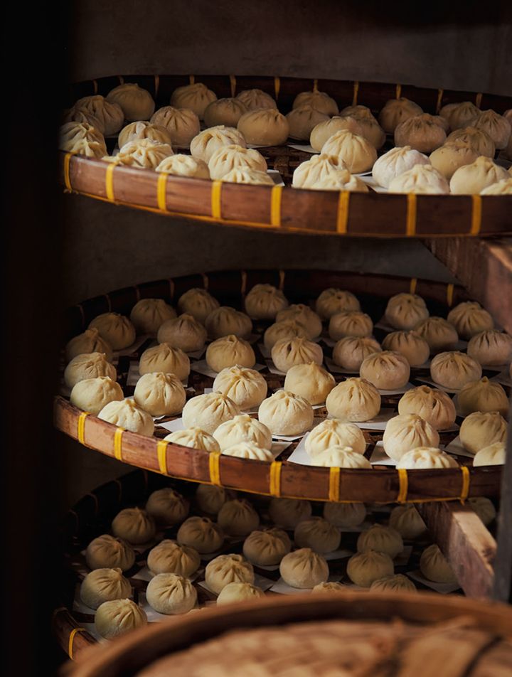 創業100年以上の老舗サラパオ専門店。