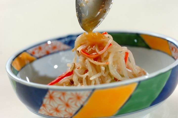 モヤシの酢みそがけの作り方2