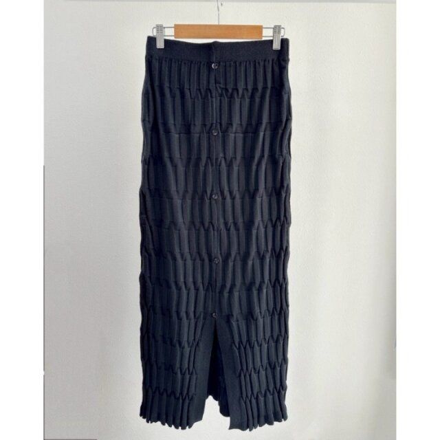 しまむらの変形編みニットスカート