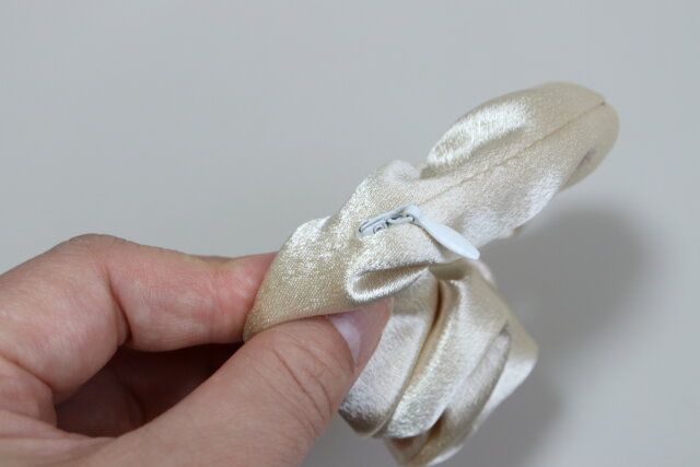 セリア ポケット付きシュシュ ファスナー