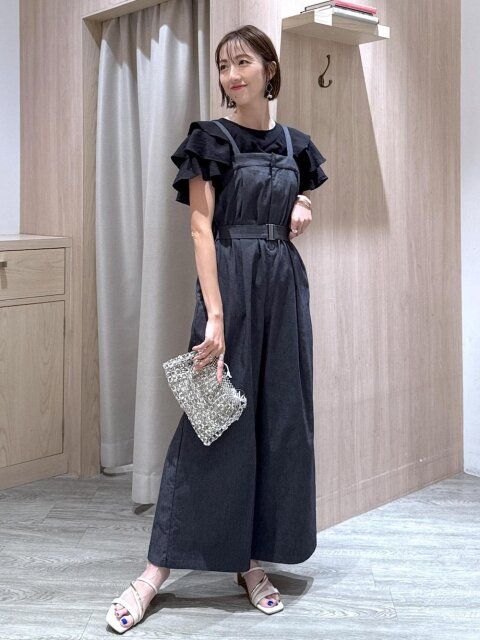 サロペットコーデ2