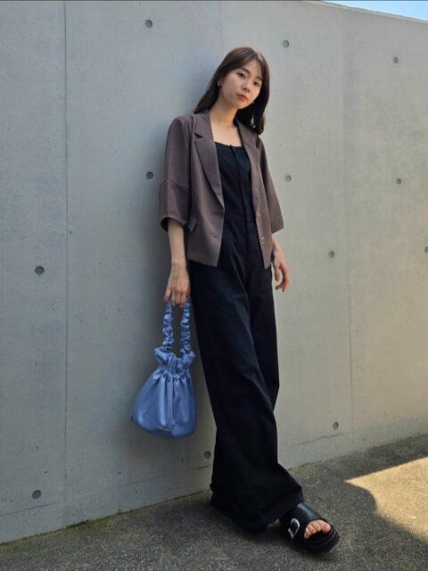 サロペットコーデ3