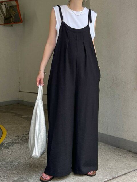 サロペットコーデ1