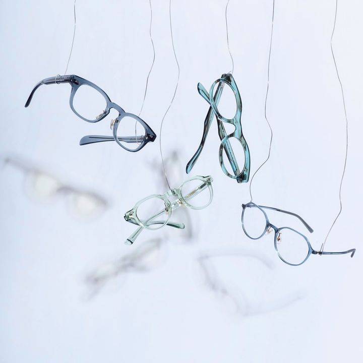 オシャレな人ほどキャラ立ちメガネ！ メガネさえかければ♡【グリーンフレーム】