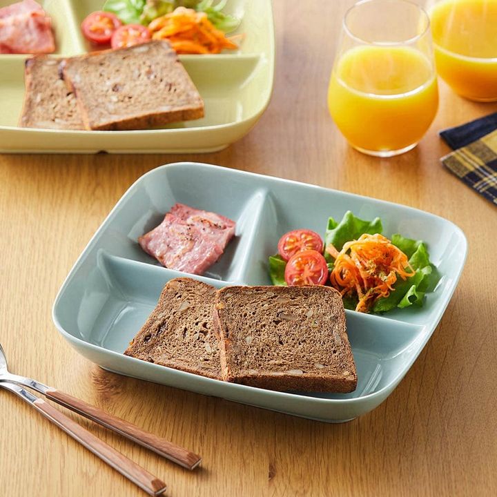 深めですくいやすいランチプレート 2色セット｜ベルメゾン