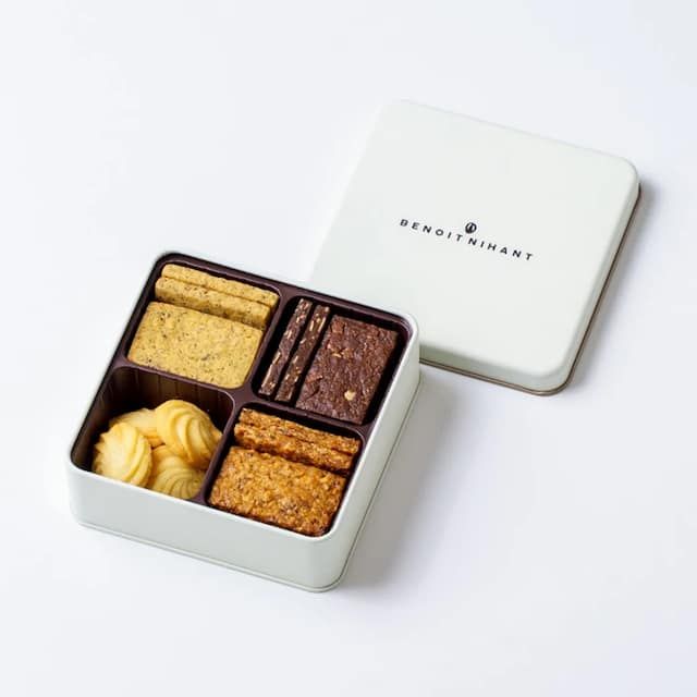 ブノワニアン クッキー缶 ブラン 