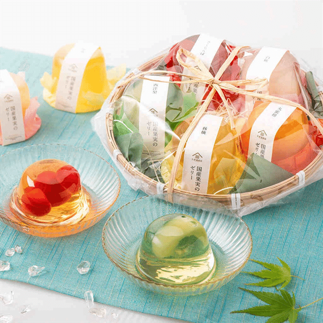 国産果実のゼリー 詰め合わせ 5個入り