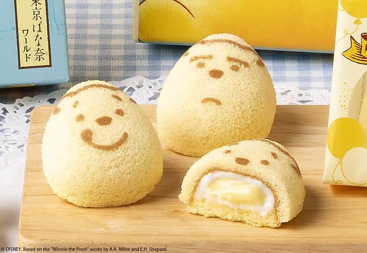 Disney SWEETS COLLECTION by 東京ばな奈『くまのプーさん／「銀座のハニーケーキ」です。』断面
