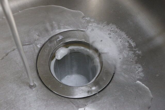 泡の排水口洗浄剤 すすぎ