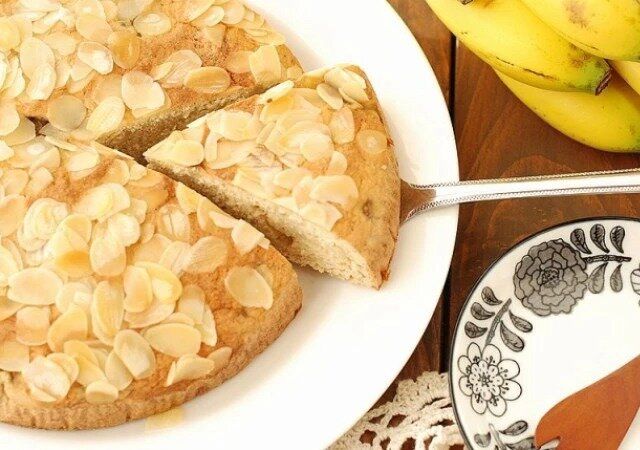 おからと豆乳のヘルシーバナナケーキ