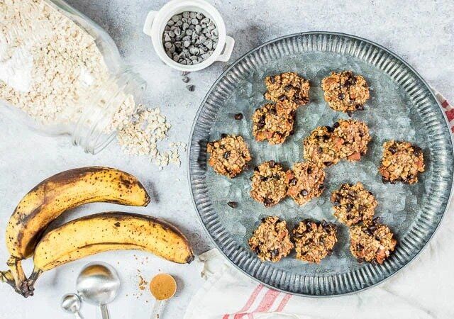 バナナオートミールクッキー