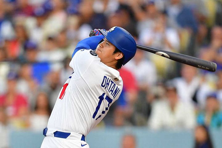 今季35号2ランを放ったドジャース・大谷翔平（C）ロイター