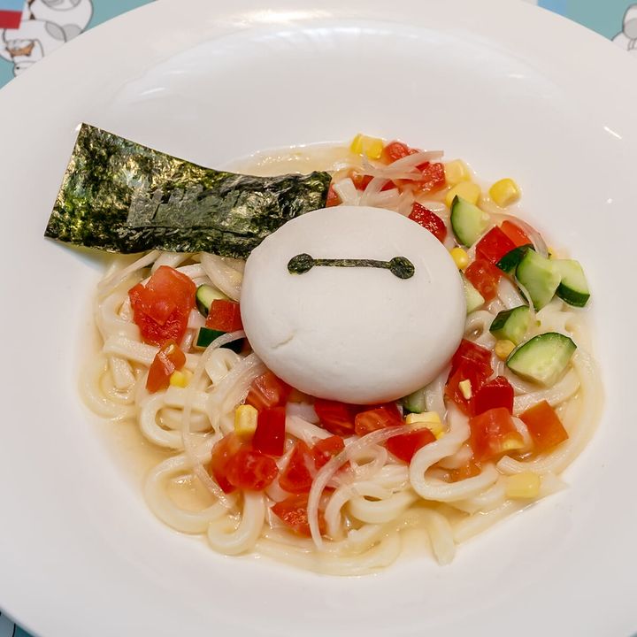 冷製カラフルうどん2