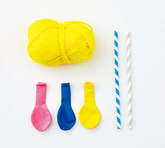 材料は3つ！ 0歳から遊べる育脳おもちゃ「風船モビール」の作り方の画像2