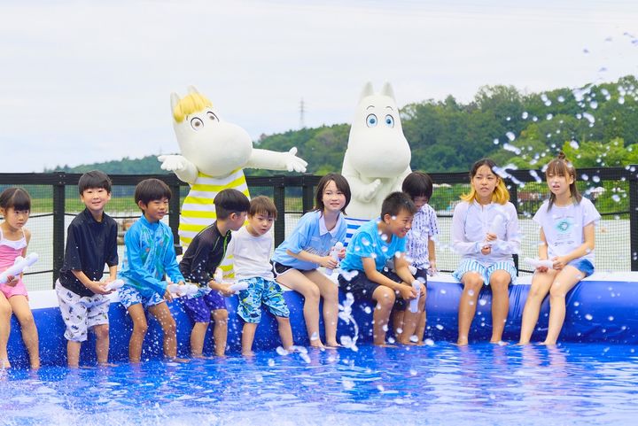 ムーミン谷のじゃぶじゃぶプール（オープン1）