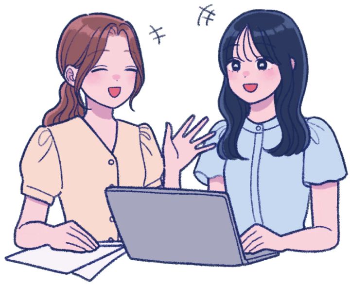 眠くなりやすい午後は、人と話して脳を覚醒させる