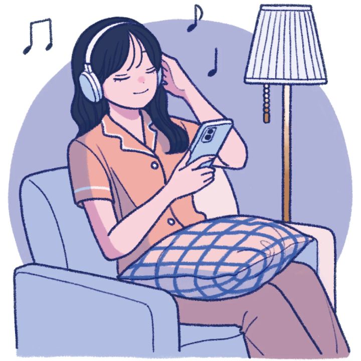 “1日の終わりのテーマ曲”を聴くと寝つきがスムーズに