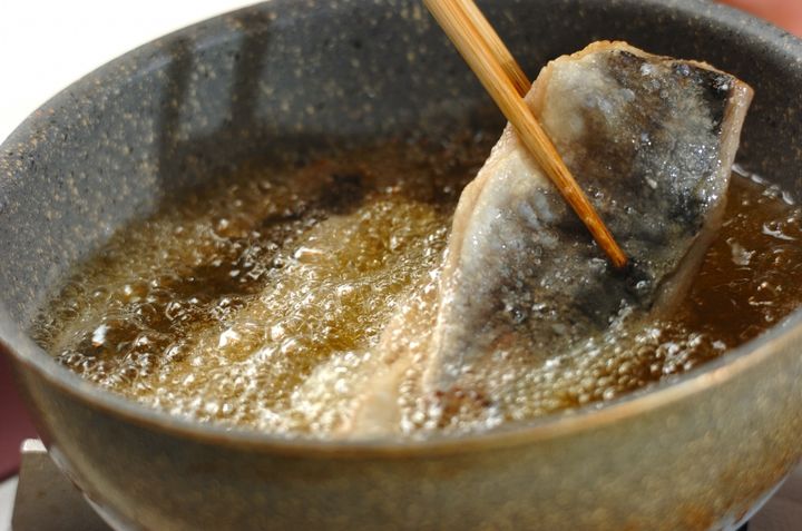 アジの青じそドレッシング和えの作り方2