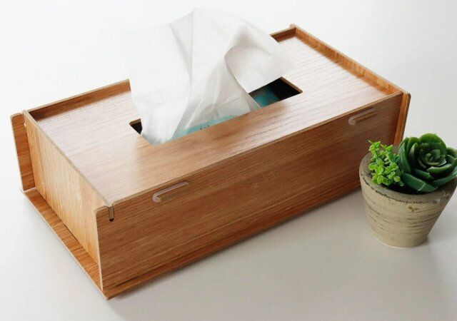 ダイソー 組立式ティッシュBOX