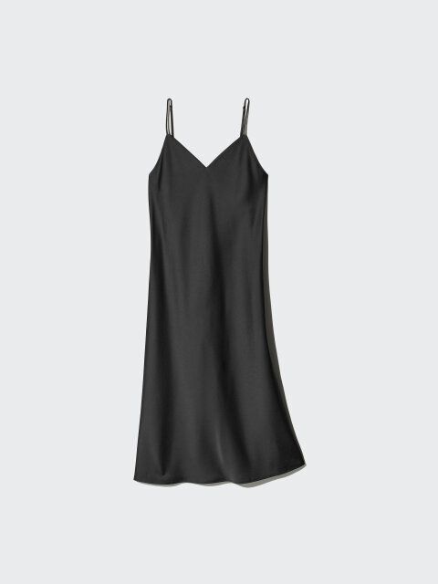 サテンキャミソールワンピース