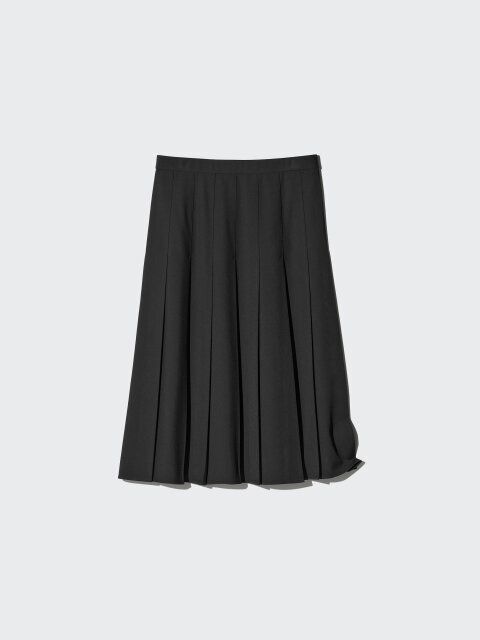 ワイドプリーツミディスカート