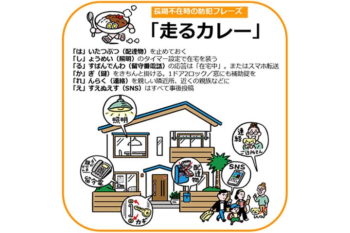 セコムが提案する防犯対策『走るカレー』