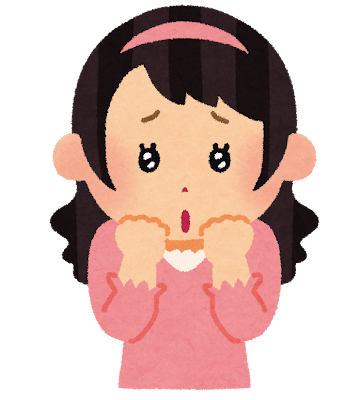 ぶりっ子のイラスト