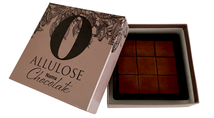 ゼロ生チョコレート パッケージと中身