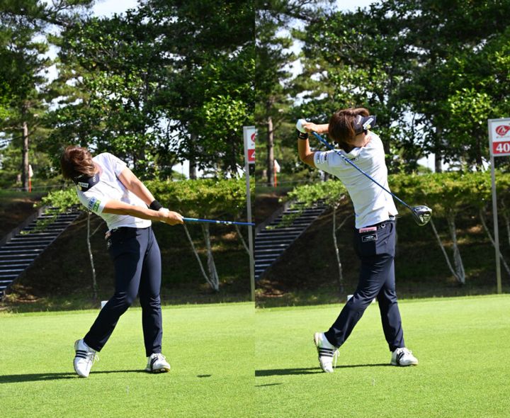 飛ばし屋・女子プロのスイングを解説！飛ばしの秘密はトンカチ強打スイング